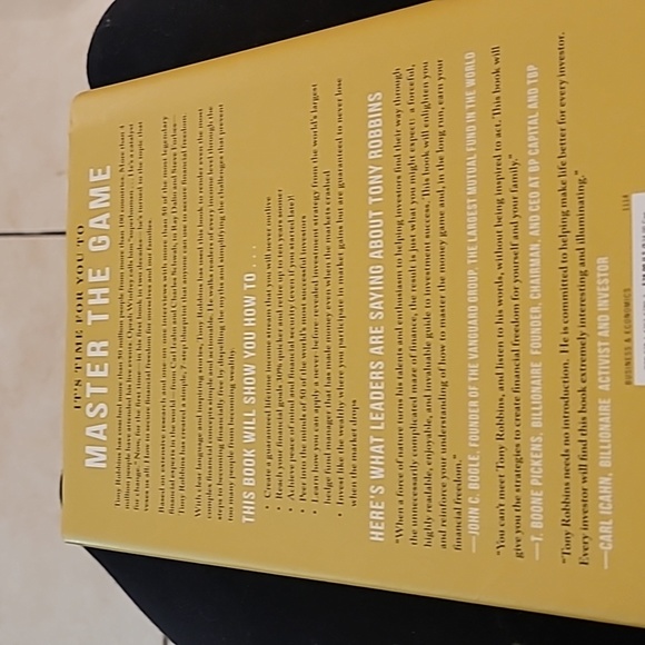 Tony Robbins Money Master The Game Hardcover book - Picture 5 of 6